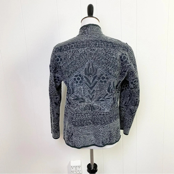 Reversible Tapestry Jacket Womens S/M Wearable Art Boho Lagenlook Colorful - Picture 13 of 16